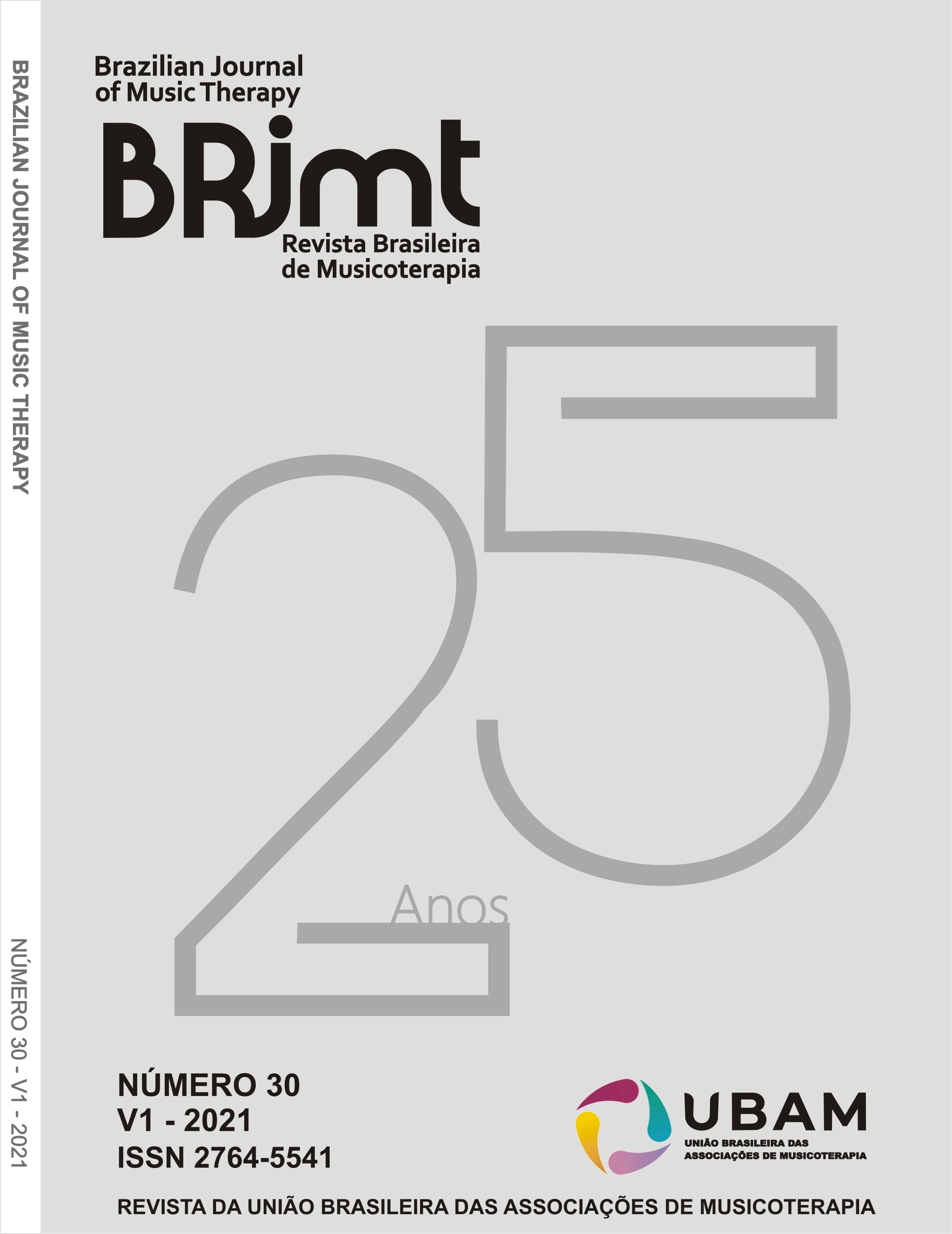 Capa Revista Brasileira de Musicoterapia 30